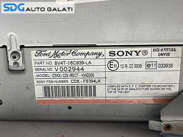 Unitate Radio CD CD Player Aux Sony KW2000 Ford C-Max 2004 - 2010