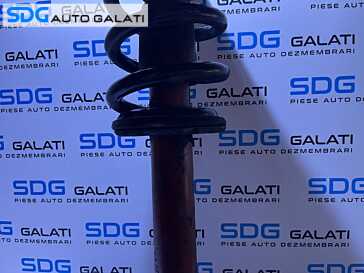 Telescop Amortizor Complet cu Arc si Flansa Stanga Fata Audi A6 C6