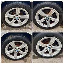 Set 4 Jante Aliaj 225 50 R17 cu Anvelope Vara BMW Seria 3 F30 F31 F32 2011 - 2019 [0216]