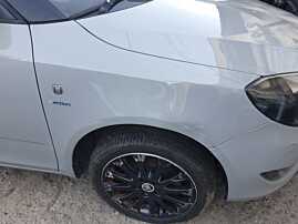 Aripa Dreapta Fata cu Defect Skoda Fabia 2 Facelift FL 2007 - 2014 Culoare LF7A [1548]
