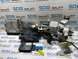 Kit Pornire ECU Calculator Motor Contact cu Cartela BCM si Imobilizator Renault Megane 3 1.5 DCI 2008 - 2015 Cod 237104833R 237104833 237104832R 237104832 S180153110A S180153110 [2753] [2754]