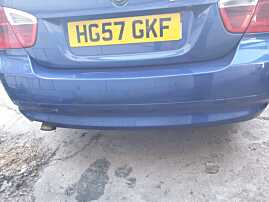 Bara Spoiler Spate cu Locas Senzori Parcare BMW Seria 3 E90 2004 - 2007 Culoare Montegoblau Metallic Toledoblau A51/5 [C0904]