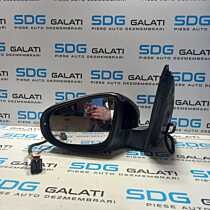 Oglinda Stanga Electrica Fara Pliere Rabatare Volkswagen Golf 6 Hatchback Coupe 2008 - 2014 Cod 5K0857933B [2382]