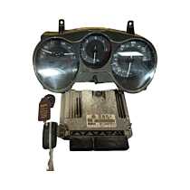 Kit Pornire ECU Calculator Motor Cip Cheie Imobilizator Ceas Ceasuri Cluster Instrumente Bord Seat Leon 1P 2004 - 2013 Cod 1P0920923C A2C53029632 03G906021LK 0281013279 1039S16958 [LR2283 LR2284]