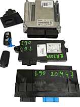 Kit Pornire ECU Calculator Motor BMW Seria 3 E90 E91 2004 - 2011 Cod 7799855 6983302 9395657 [LS0263]
