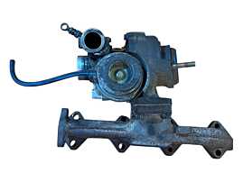 Galerie Evacuare cu Turbo Turbina Turbosuflanta BMW Seria 3 E46 2.0 Diesel 1997 - 2005 Cod 77866280-A 77866280A [L8352]