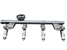 Rampa Presiune cu Injector Injectoare Renault Kangoo 2 1.6/1.4 Benzina 2007 - 2021 Cod 8200227124 0280158034 [N3226]