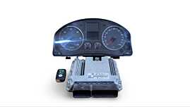 Kit Pornire ECU Calculator Motor Ceas Ceasuri Bord Chei Cheie CIP Imobilizator Volkswagen Jetta 3 MK3 2.0 SDI BDK 2005 - 2011 Cod 03G906016LD 0281013876 1K0920863B [LS0544] [LS0545]