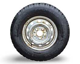 Janta Roata Tabla 6,00 J16 H2 5-68 Anvelopa All Season 225/75R16C H3 11 Peugeot Boxer 2006 - 2017 Cod 5401 P9 [LR3484]
