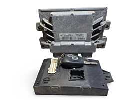 Kit Pornire ECU Calculator Motor Dacia Logan 1.2 Benzina 2004 - 2012 Cod 8201279201 8201199711 8201082039 [LS1003]