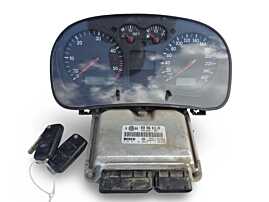 Kit Pornire ECU Calculator Motor Ceas Ceasuri Bord Chei Cheie CIP Imobilizator Volkswagen Bora 1.9 AXR 1998 - 2005 Cod 038906019KP [LS1117]