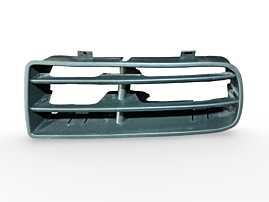 Grila Ornament Dreapta de pe Bara Spoiler Fata Volkswagen Golf 4 1998 - 2006 Cod 1J0853666E [A0622]