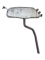 Toba Teava Esapament Evacuare Finala Volkswagen Touran 1T1 1T2 2003 - 2010 [LC2934]