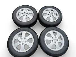 Set 4 Jante Janta Roata Roti Aluminiu 195 65 15 R15 M+S Opel Corsa D 5-prezoane 2006 - 2014 (6JX15 ET49) [JNT0024]