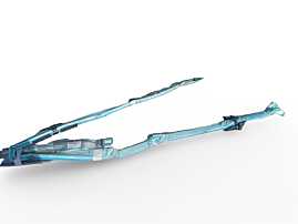 Airbag Cortina Lateral Laterala Dreapta Volkswagen Touran 1T3 2010 - 2015 Cod 1T0880742M [A0624]