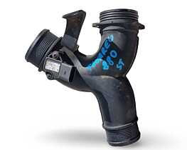 Furtun Conducta Tub Tubulatura Intercooler cu Senzor Audi Q7 4L 3.0 TDI 2006 - 2015 Cod 7L6145795AB [LR3445]