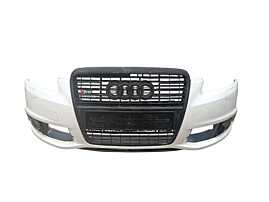 Bara Spoiler Fata GOALA Audi A6 C6 S-Line Facelift FL 2008 - 2011 Cod 4F0807437AK (Fara Proiectoare Grila Capace) [LC2838]