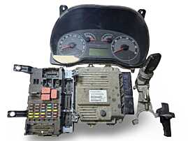 Kit Pornire Complet ECU Calculator Motor Ceas Ceasuri Bord Tablou Panou Sigurante Chei Cheie CIP Imbolizator Fiat Linea 1.3 JTD 2007 - 2018 Cod 51806512 51778008 51778287 [LS1162]