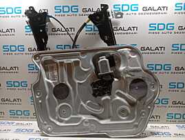 Macara Electrica cu Motoras de la Geam Sticla Usa Portiera Stanga Fata Nissan Qashqai 2007 - 2014 Cod 80771JD00A [M5780]