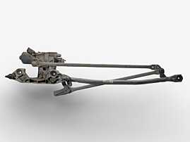 Ansamblu Brat Brate cu Motoras Stergator Parbriz Ford Focus C-Max 2003 - 2007 Cod 3M51-17508-AA 0390241724 [LR2809]