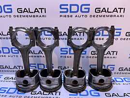 Set 4 Pistoane Complete cu Biele Seat Toledo 2 1.8 T APP ARY AUQ 1999 - 2005 Cod 06BA
