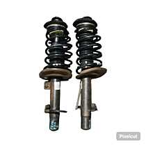 Set Amortizor Amortizoare Telescop Telescoape Fata Complete cu Arc Arcuri Peugeot 207 1.4 Benzina 2006 - 2015 [M9356]