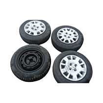 Set 4 Jante Roti Tabla cu Capace 175 70 R14 M+S Hyundai i20 2008 - 2014 [M9564]