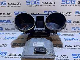 Kit Pornire ECU Calculator Motor Cip Cheie Ceas Bord cu Imobilizator Volkswagen Golf 6 1.6 TDI CAY CAYC 2008 - 2014 Cod 03L906023CE 03L906023A 5WP42821AA [L2262]