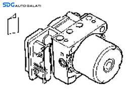 Unitate Modul Pompa ABS Renault Megane 2 2002 - 2008 Cod 0265234138 8200344607 0265950300 [X4374]