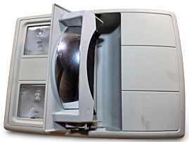 Lampa Iluminare Habitaclu Plafon Plafoniera cu Oglingda si Suport Ochelari Spatiu Depozitare Dodge Journey 2008 - 2016 Cod 100013251 (Oglinda Nu Sta Inchisa) [N5152]