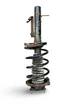 Amortizor Complet cu Arc si Flansa Stanga Ford Focus 1 1.8 TDCI 1998 - 2004 Cod 98AG-3K155-AF [LC3375]