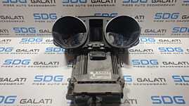 Kit Pornire ECU Calculator Motor Cip Cheie Ceas Bord cu Imobilizator Volkswagen Golf 6 2.0 TDI CBAB 2008 - 2014 Cod 03L906022LA 03L906022G 0281015476 5K0920960G [L2261]