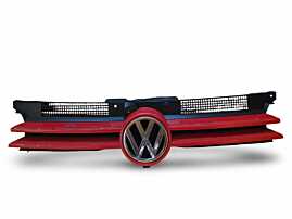 Grila Centrala cu Sigla Emblema Bara Spoiler Fata Volkswagen Golf 4 1998 - 2005 Cod 1J0853655C 1J0853651E [N4816]