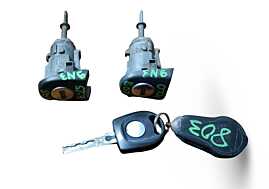 Contact Pornire cu Cheie si Butuci Usa Portiera Stanga Dreapta Fata Volkswagen Polo 9N3 2005 - 2008 Cod 6Q4837167E, 4B0905851Q [MX0731]