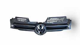 Grila Centrala cu Emblema Sigla de pe Bara Spoiler Fata Volkswagen Golf 5 2004 - 2008 Cod 1K0853655A [MX0249]