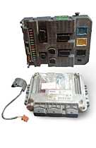Kit Pornire ECU Calculator Motor Ceas Bord Panou Sigurante si Cip Cheie Imobilizator Peugeot 207 1.4 HDI 8HZ 2006 - 2015 Cod 9664843480, 0281012523, 9663798280 [MX0669]