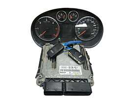 Kit Pornire ECU Calculator Motor Ceas Ceasuri Bord Chei Cheie CIP Imobilizator Audi A3 8P 2.0 TDI BKD 2004 - 2013 Cod 03G906016G 0281011364 8P0920900DX [LS0185] [LS0186]