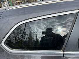 Geam Sticla Fix cu Rama Crom Nichel de pe Aripa Caroserie Dreapta Spate Opel Astra J Break Combi 2009 - 2015