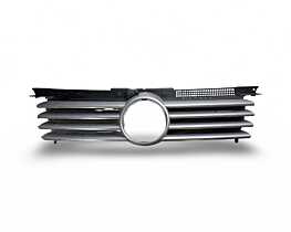 Grila Centrala FARA Sigla Emblema de pe Bara Spoiler Fata Volkswagen Bora 1998 - 2005 Cod 1J5853655C [LR2813]