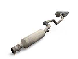 Toba Teava Esapament Evacuare Intermediara si Finala Volkswagen Passat CC 2.0 TDI BMP 2008 - 2012 Cod 3C01205 [LC3447]