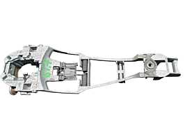 Suport Maner Exterior Usa Portiera Stanga Fata Skoda Fabia 1 2000 - 2007 Cod 1U0837885B 1U0837886B [N3864]