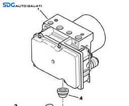 Pompa ABS Citroen C4 2004 - 2010 Cod 0265235235 9661887180 9663241380 [L9516]