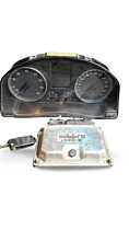 Kit Pornire ECU Calculator Motor cu Ceas Ceasuri Instrumente Bord si Cheie Volkswagen Golf 5 1.4 Benzina BCA 2004 - 2008 Cod 036906032AM, 0261208754, 1K0920851F [MX1008]