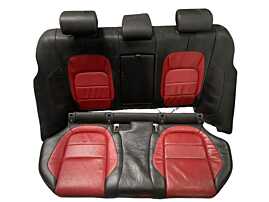 Bancheta Spate Sezut cu Spatar Piele Rosu Negru Jaguar XF X260 2015 - 2024 [B4766]