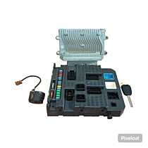 Kit Pornire ECU Calculator Confort Chei Cheie CIP Imobilizator Peugeot 207 1.4 KFW 2006 - 2014 Cod 9664127180 21586048-9A 9663798280 [LR2304] [LR2305]