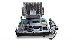 Kit Pornire ECU Calculator Motor BSI Chei Cheie CIP Contact Imobilizator Chei Cheie Citroen C5 2.0 HDI 2008 - 2017 Cod 9663548180 9666266580 [LR2378] [LR2379]