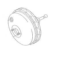 Tulumba Vacuum Vacuum cu Vas si Pompa Lichid Ulei Servofrana Servo Frana Volkswagen Sharan 1.9 TDI 2001 - 2010 Cod 7M3612100F YM212B195AD 037859-33024 [LR2637]