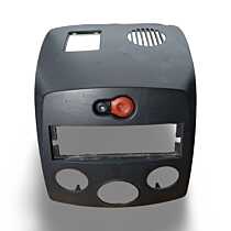 Rama Consola Ornament Central cu Grila Aer Ventilatie Bord Ceas Buton Avarie Renault Clio 3 2005 - 2014 Cod 8200407843 8200407847 8200469051 [L9283]