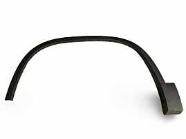 Ornament Bandou Plastic Protectie Aripa Stanga Fata Volkswagen Tiguan 2007 - 2015 Cod 5N0854731B [LS0777]