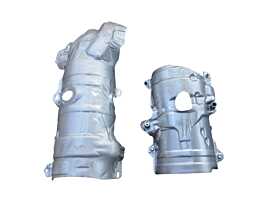 Set Scut Tabla Protectie Termica Catalizator Citroen C4 1.6 HDI 2004 - 2011 Cod 9681568480 [N2789]